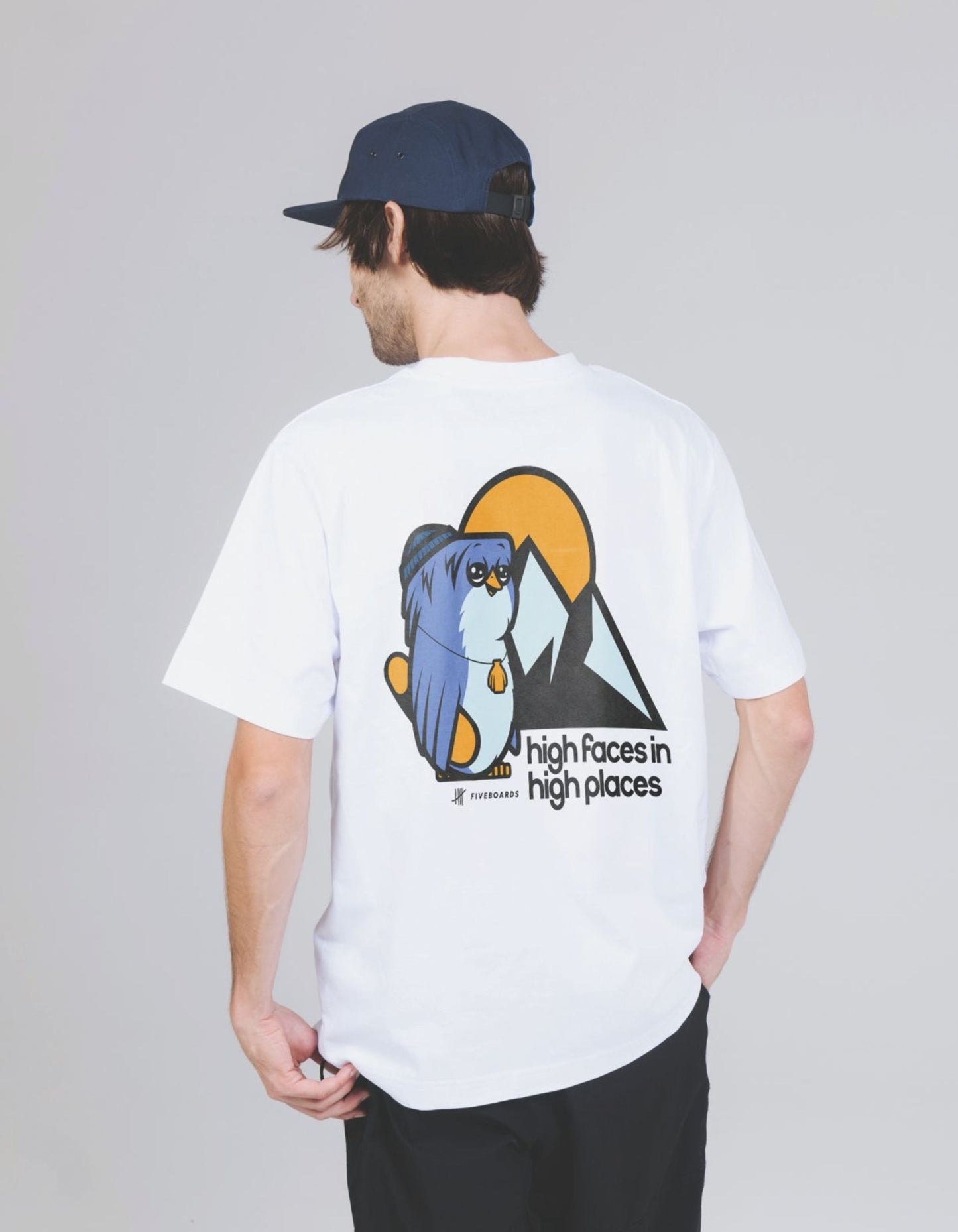 Fiveboards High Faces In High Places Tee - white