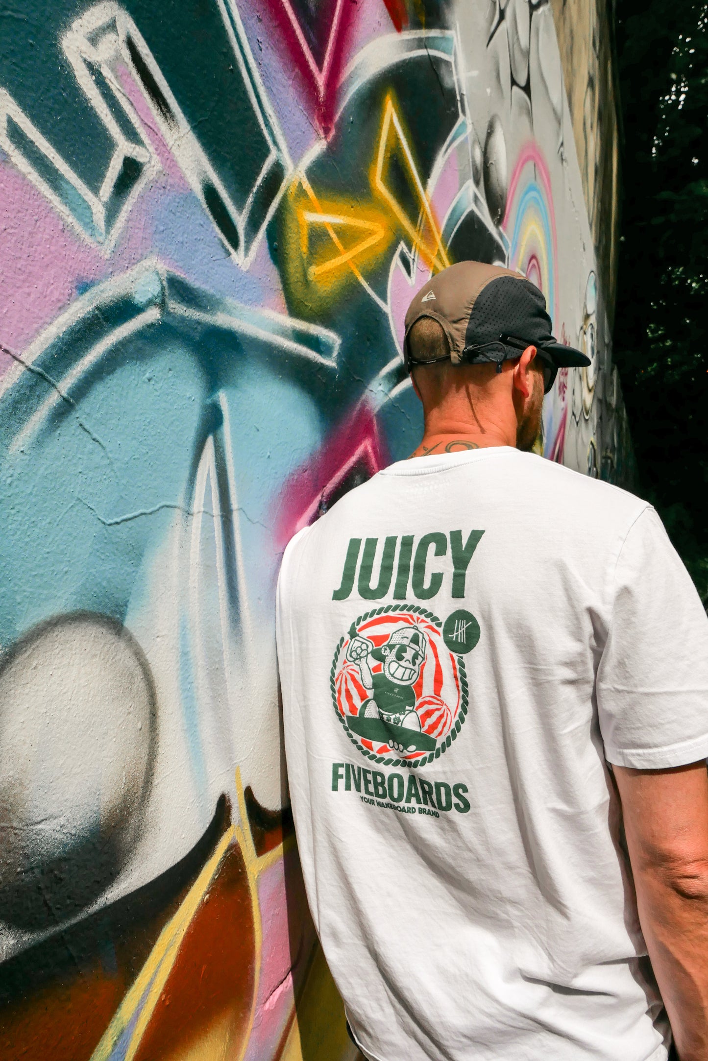 Fiveboards Juicy Wake Tee - white
