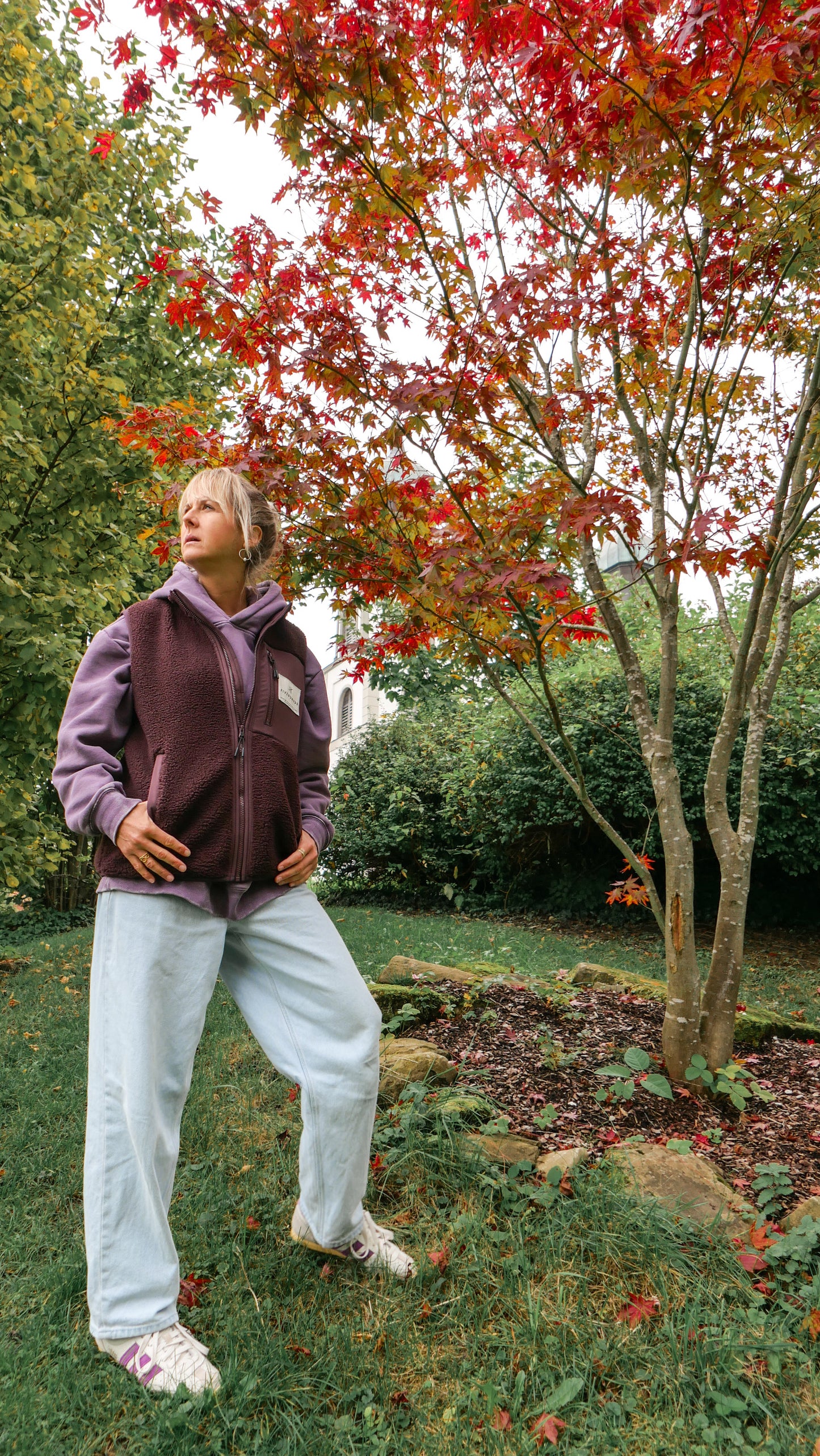 Fiveboards Sherpa Jacket - berry