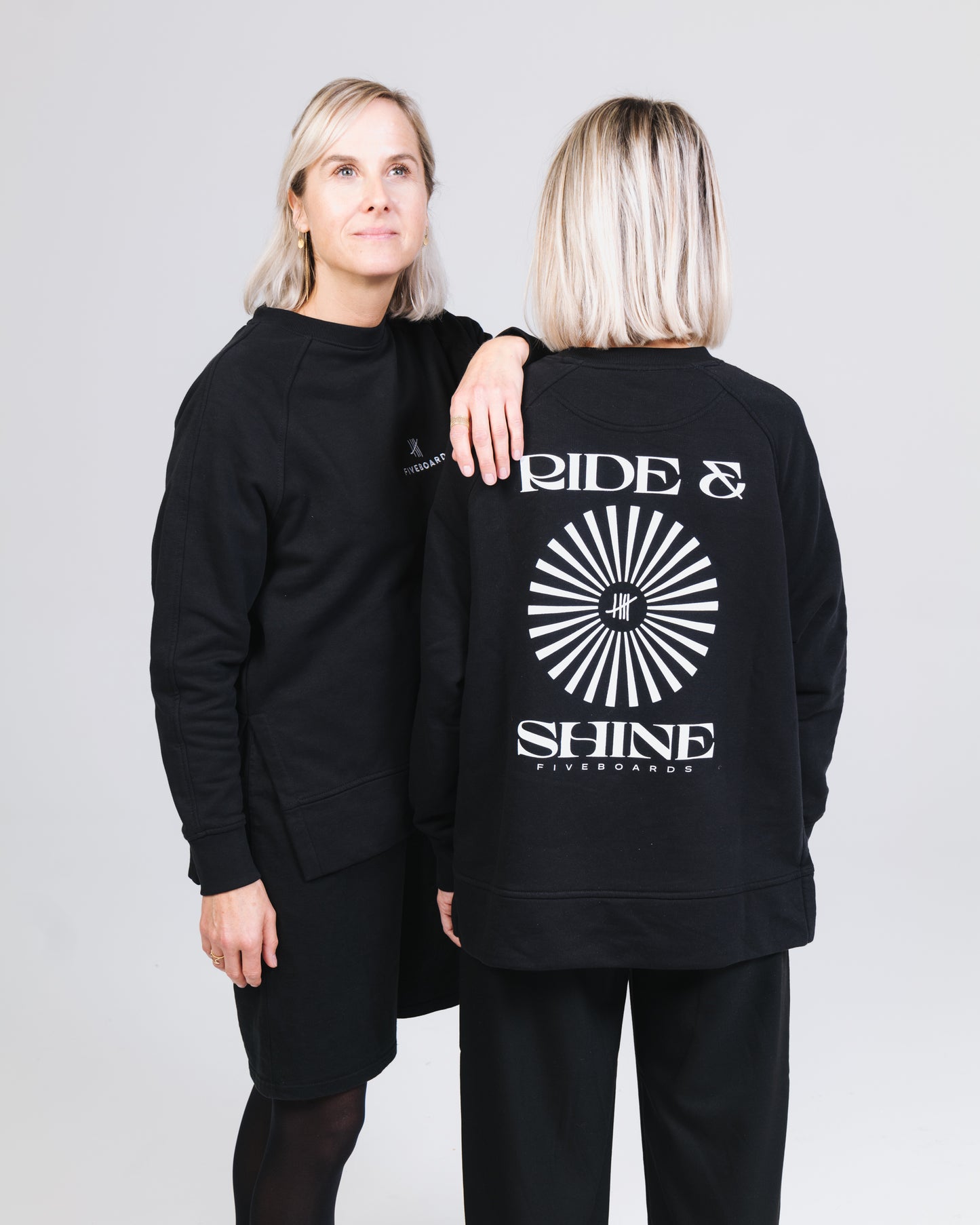 Fiveboards Women Crewneck Ride & Shine