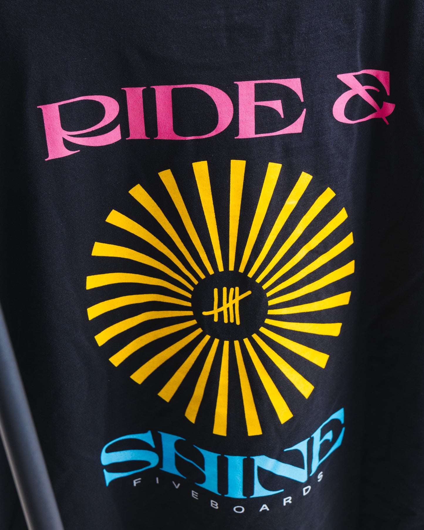 Fiveboards Ride & Shine Tee - black