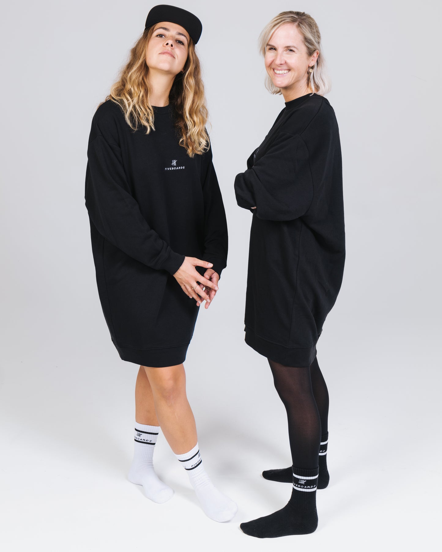 Fiveboards Basic Women Dress - black