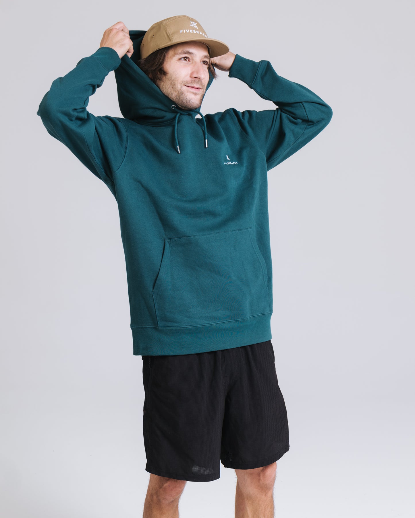 Fiveboards Hobbies Hoodie - glazed green
