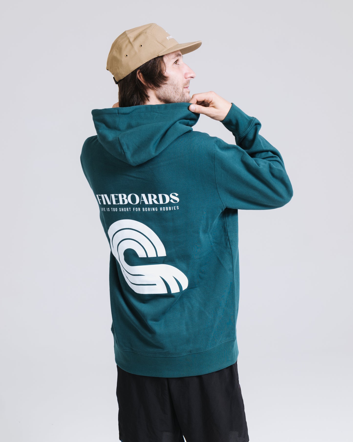 Fiveboards Hobbies Hoodie - glazed green