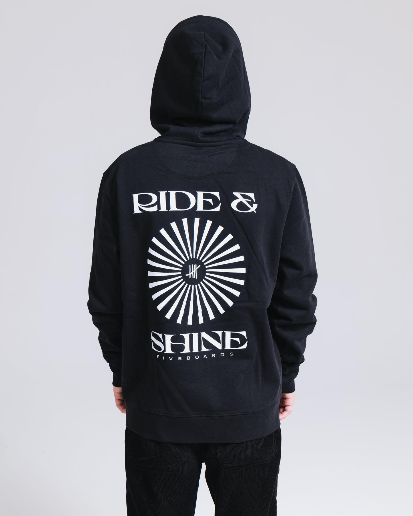 Fiveboards Ride & Shine Hoodie - black