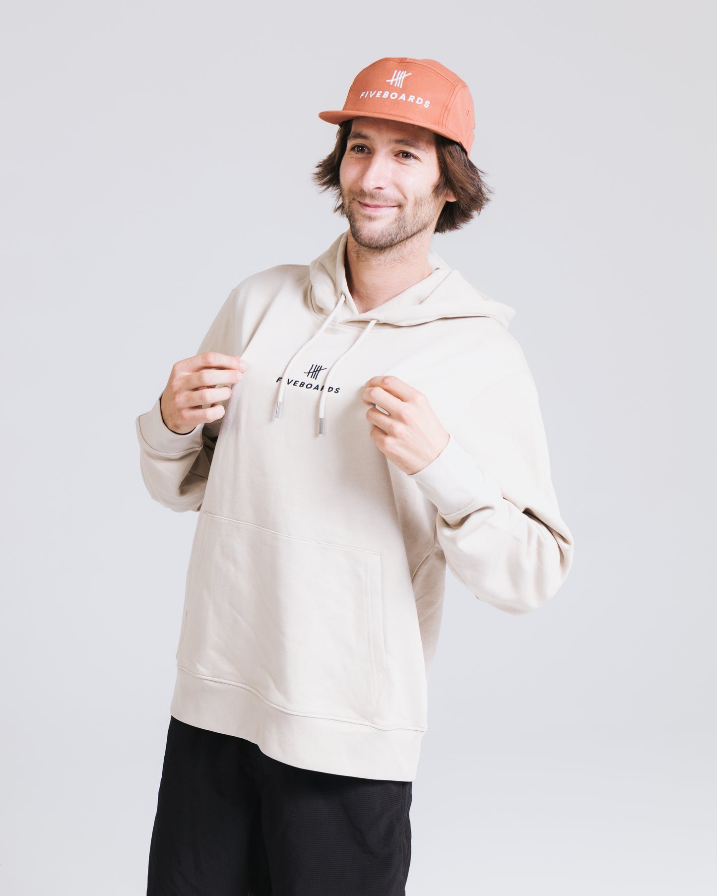 Fiveboards Icons Hoodie - natural raw