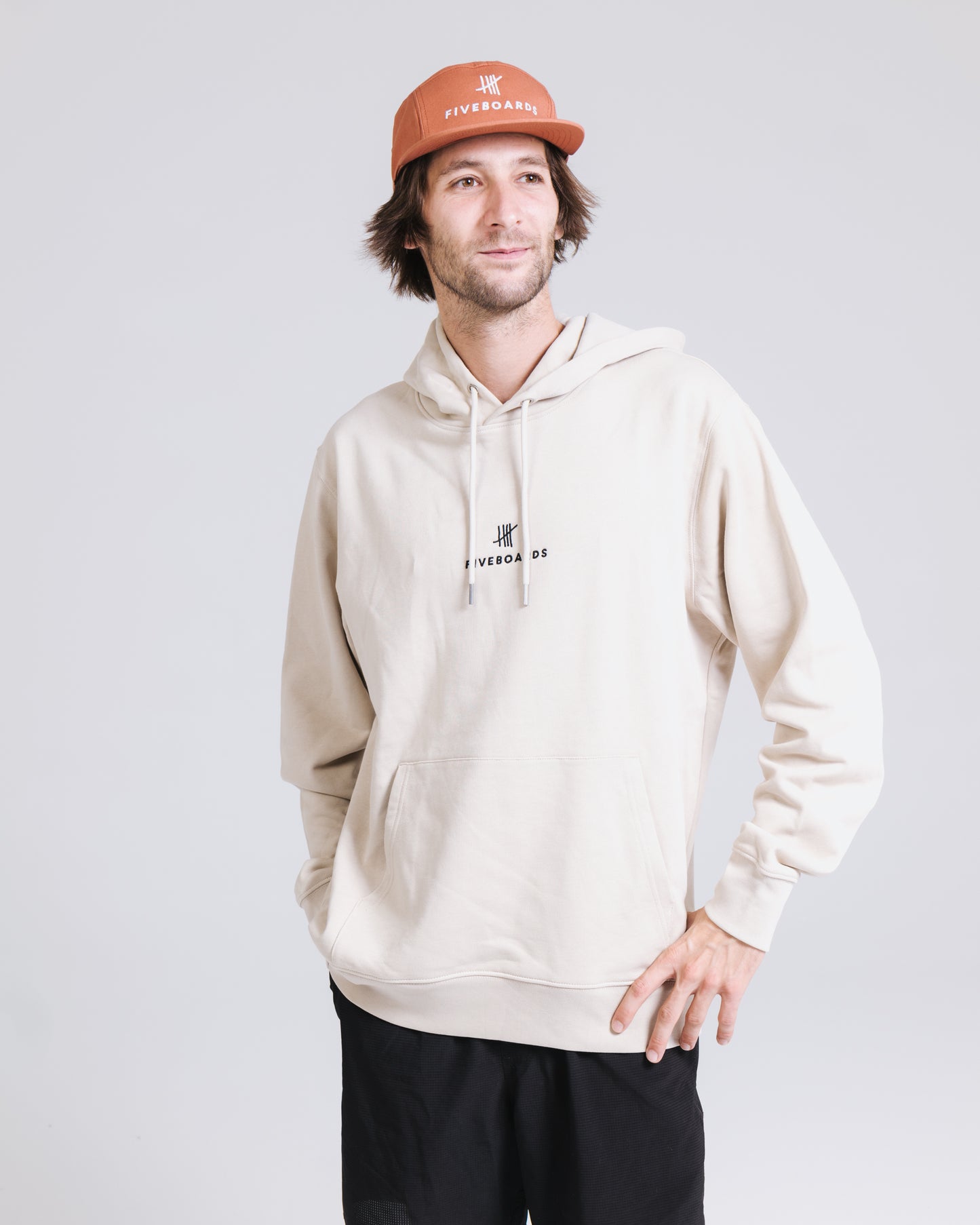 Fiveboards Icons Hoodie - natural raw
