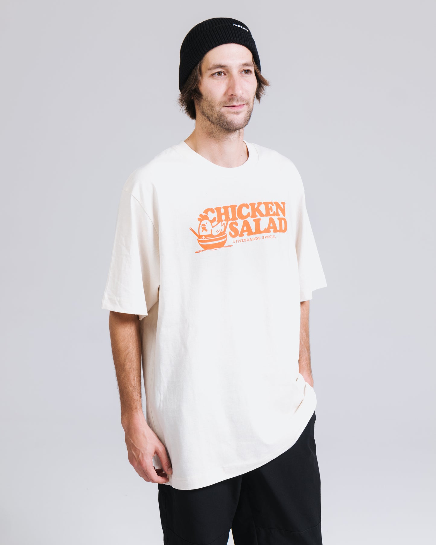 Fiveboards Chicken Salad Tee - natural raw