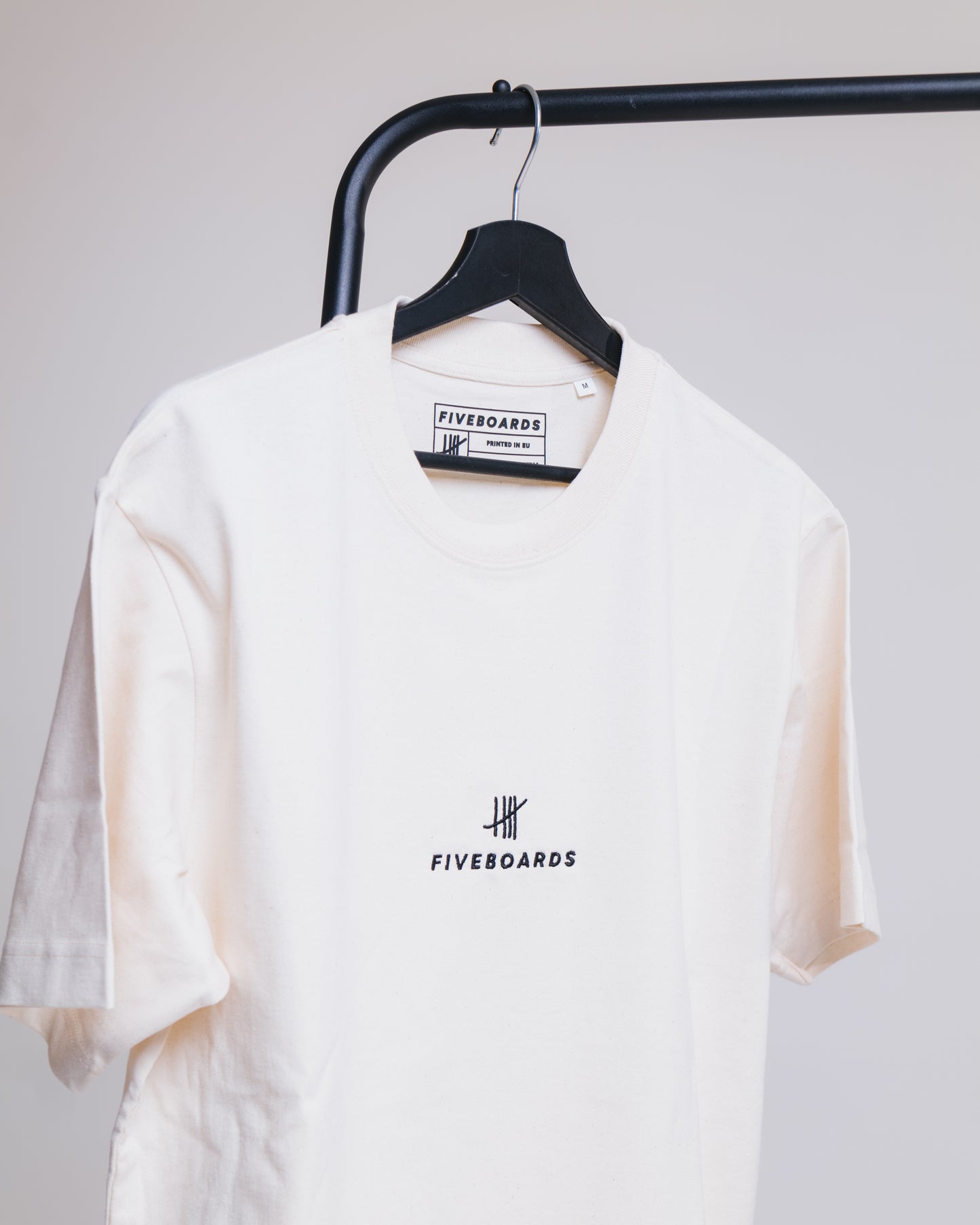 Fiveboards Basic Tee - natural raw