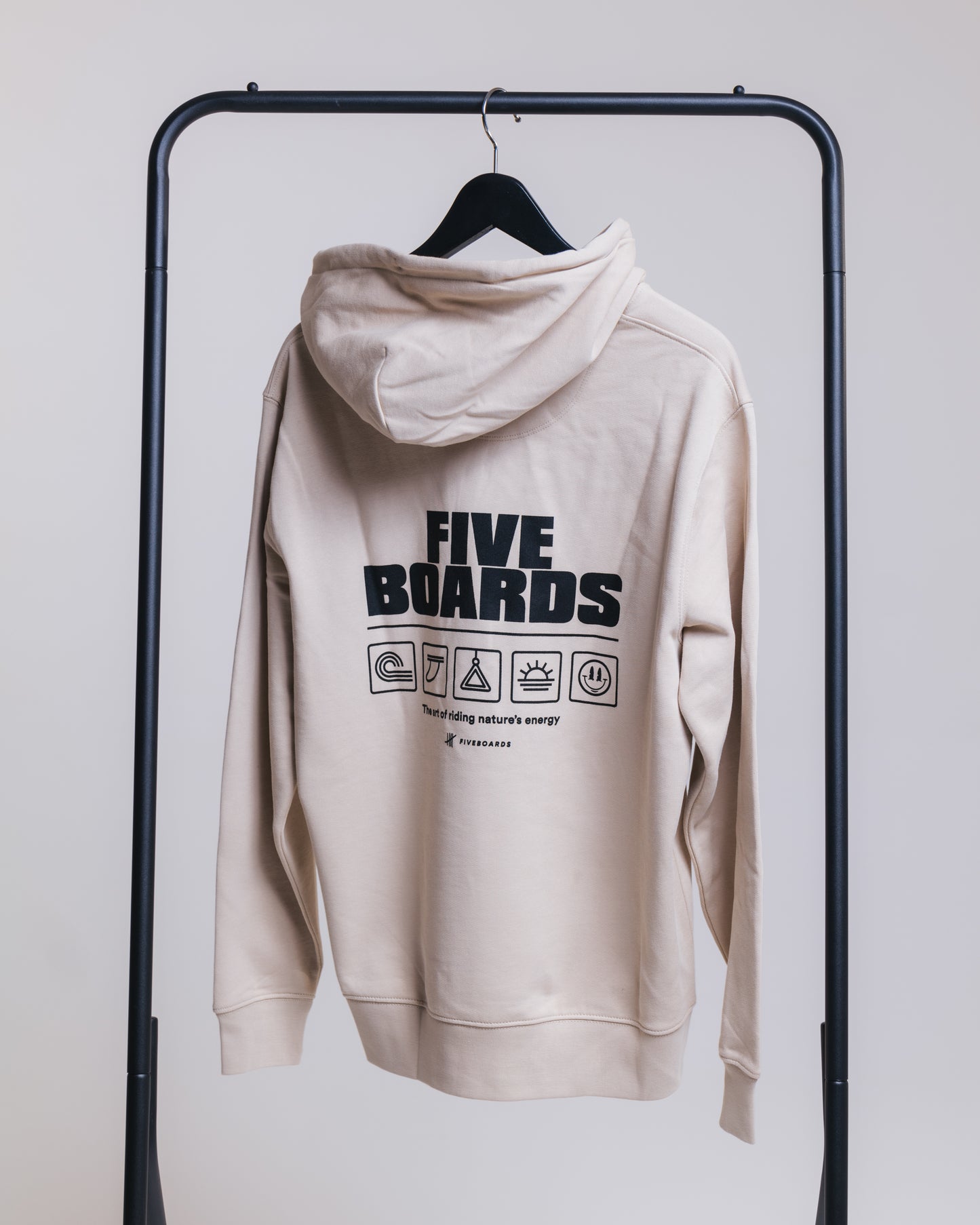 Fiveboards Icons Hoodie - natural raw