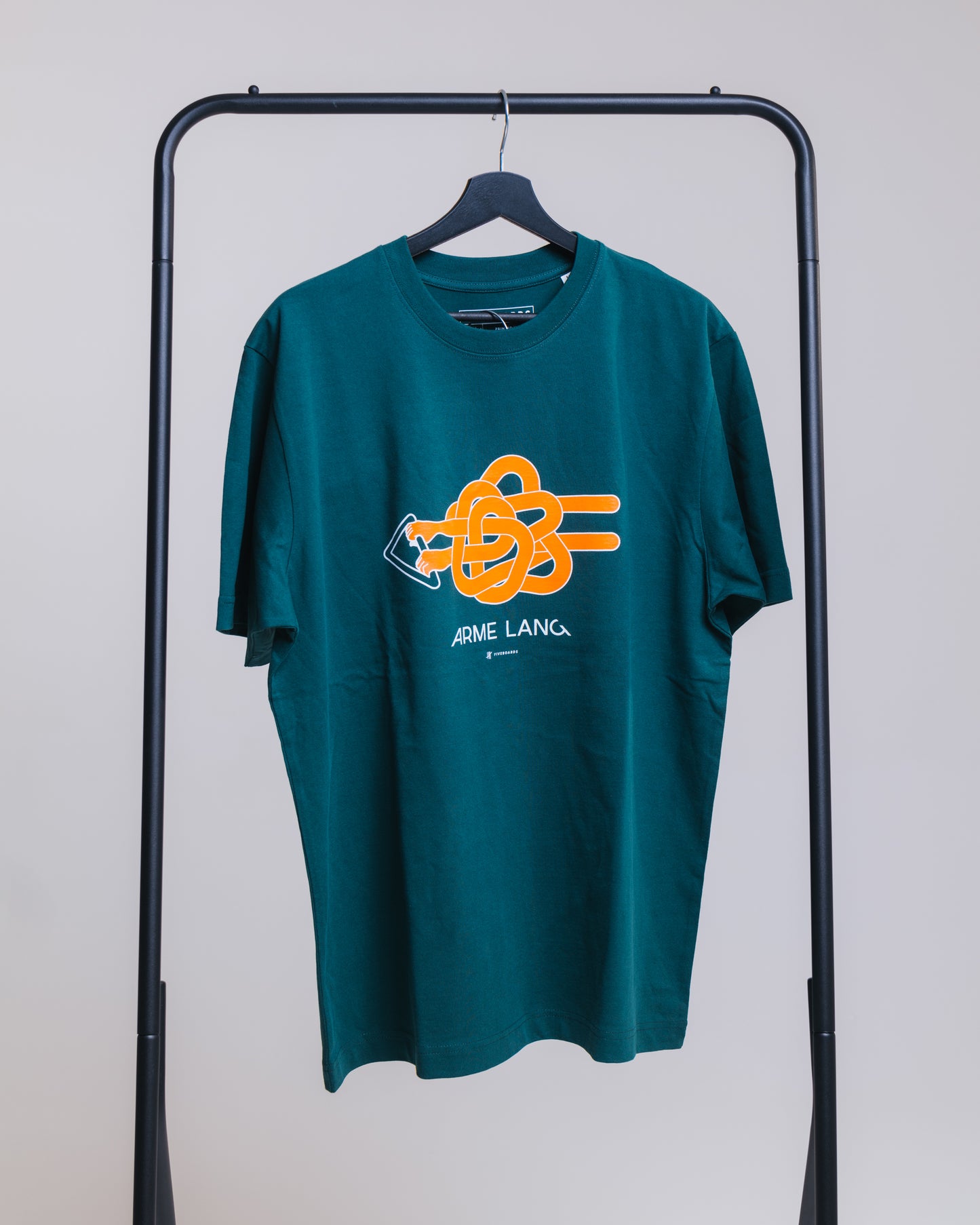 Men Shirt Comic Arme lang - glazed green