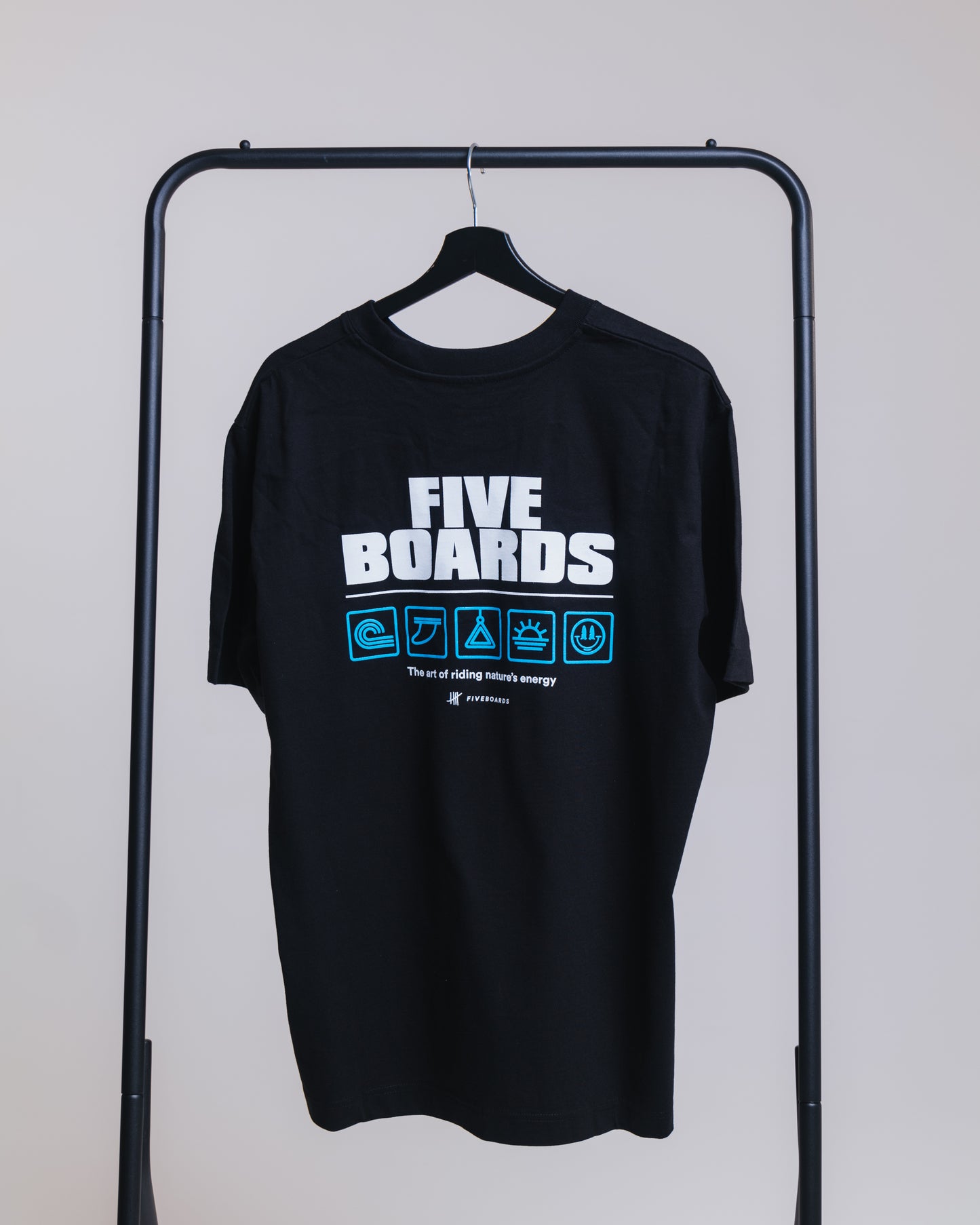 Fiveboards Icons Tee - black