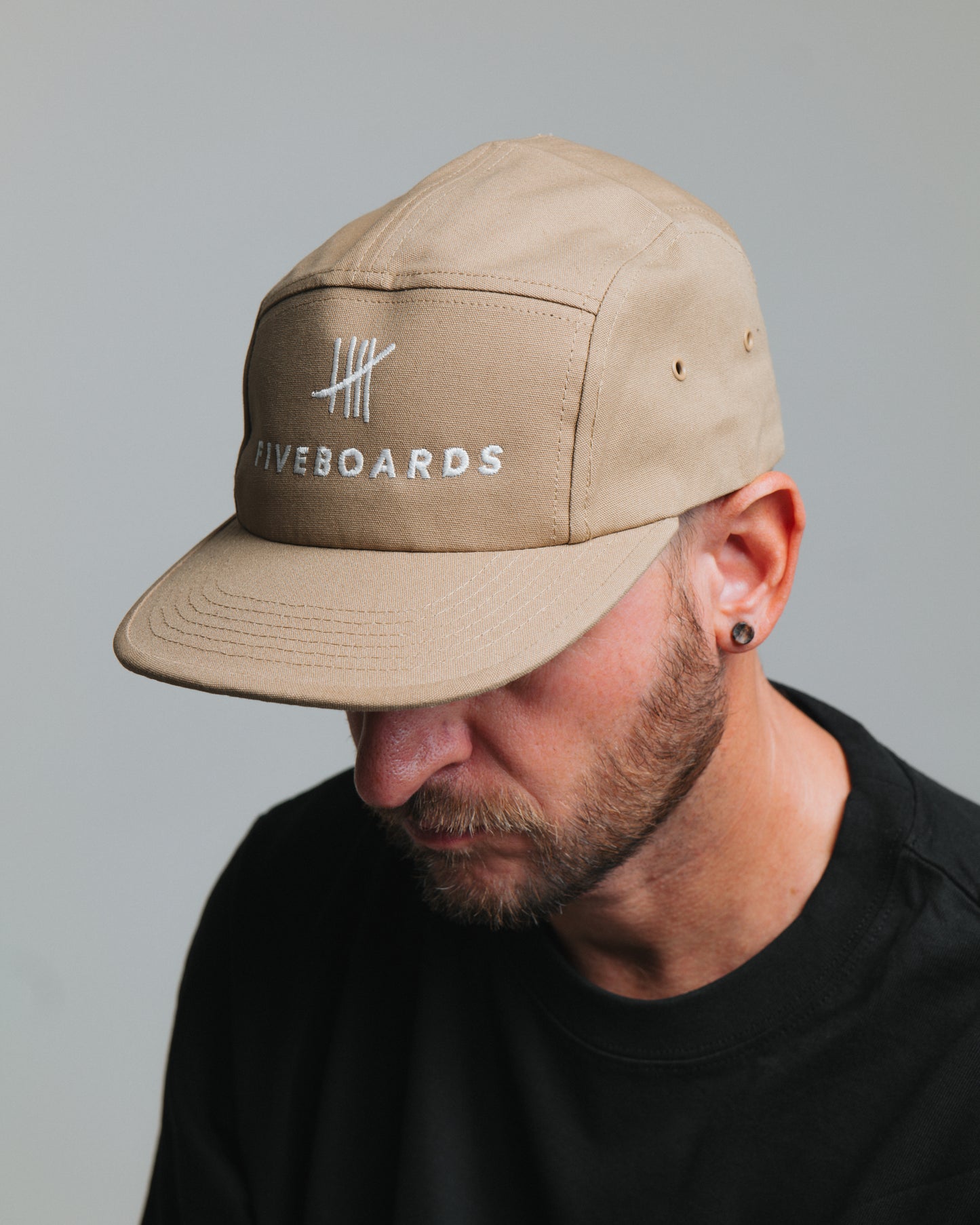 Fiveboards Basic 5 Panel Cap - brown