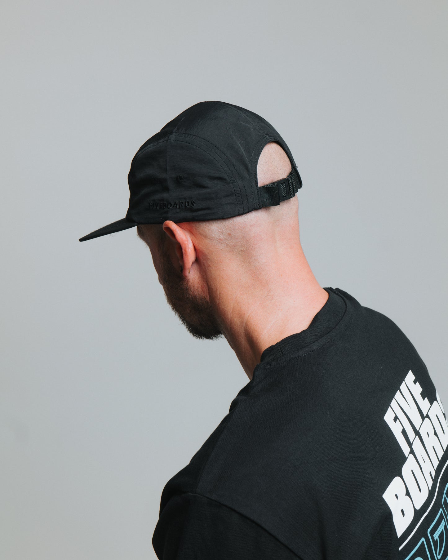 Fiveboards ALL BLACK 5 Panel Cap