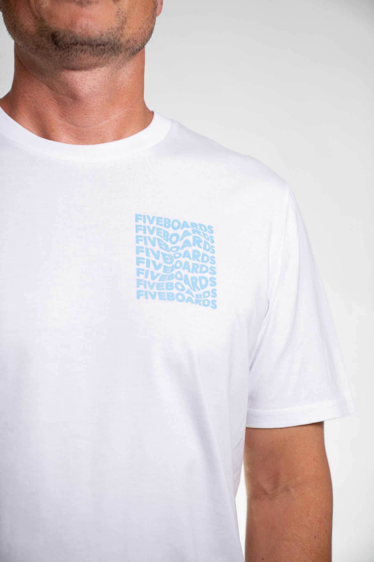 Fiveboards Man Aquarium Tee - white