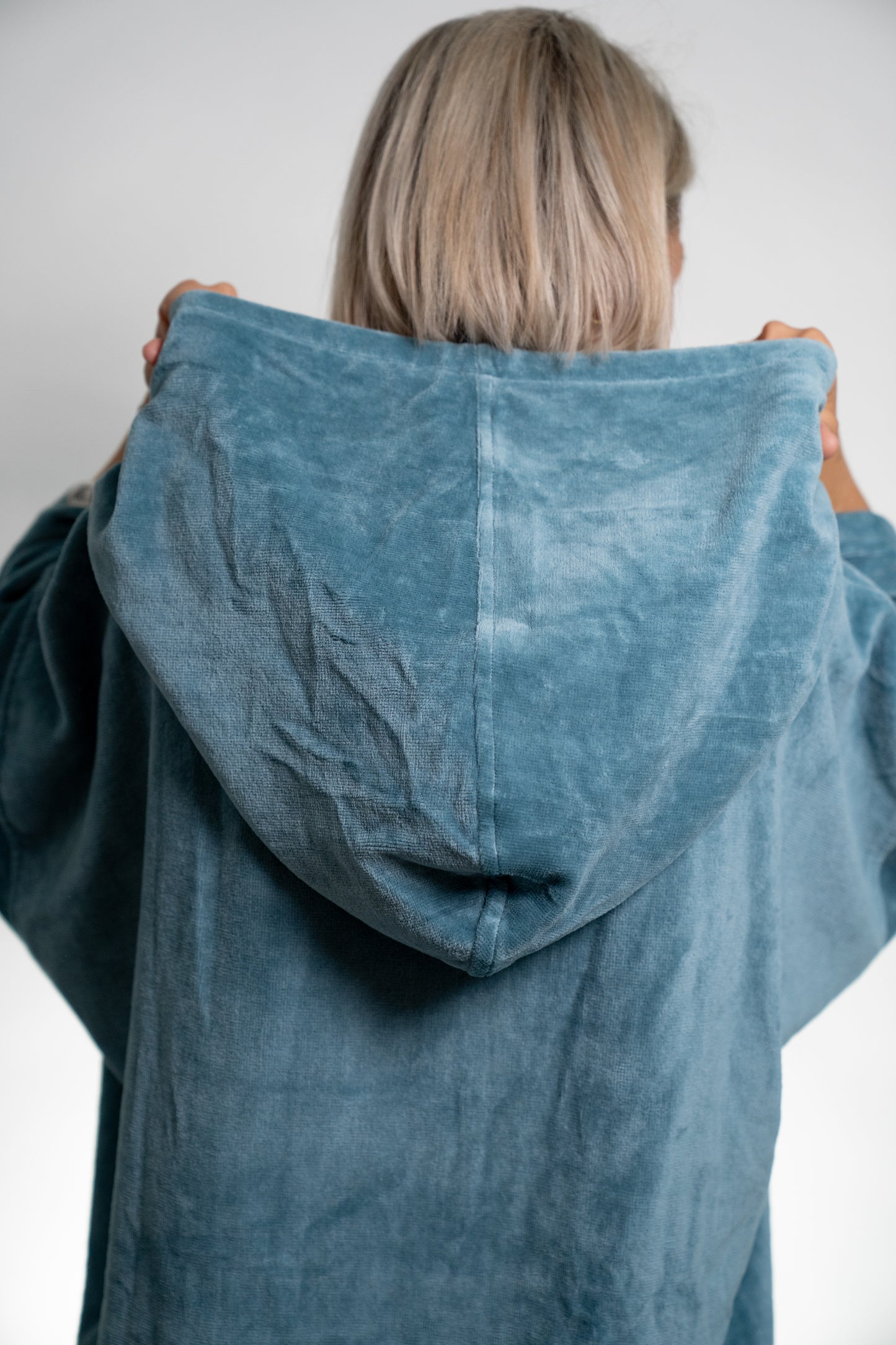 Fiveboards Towel Poncho - blue