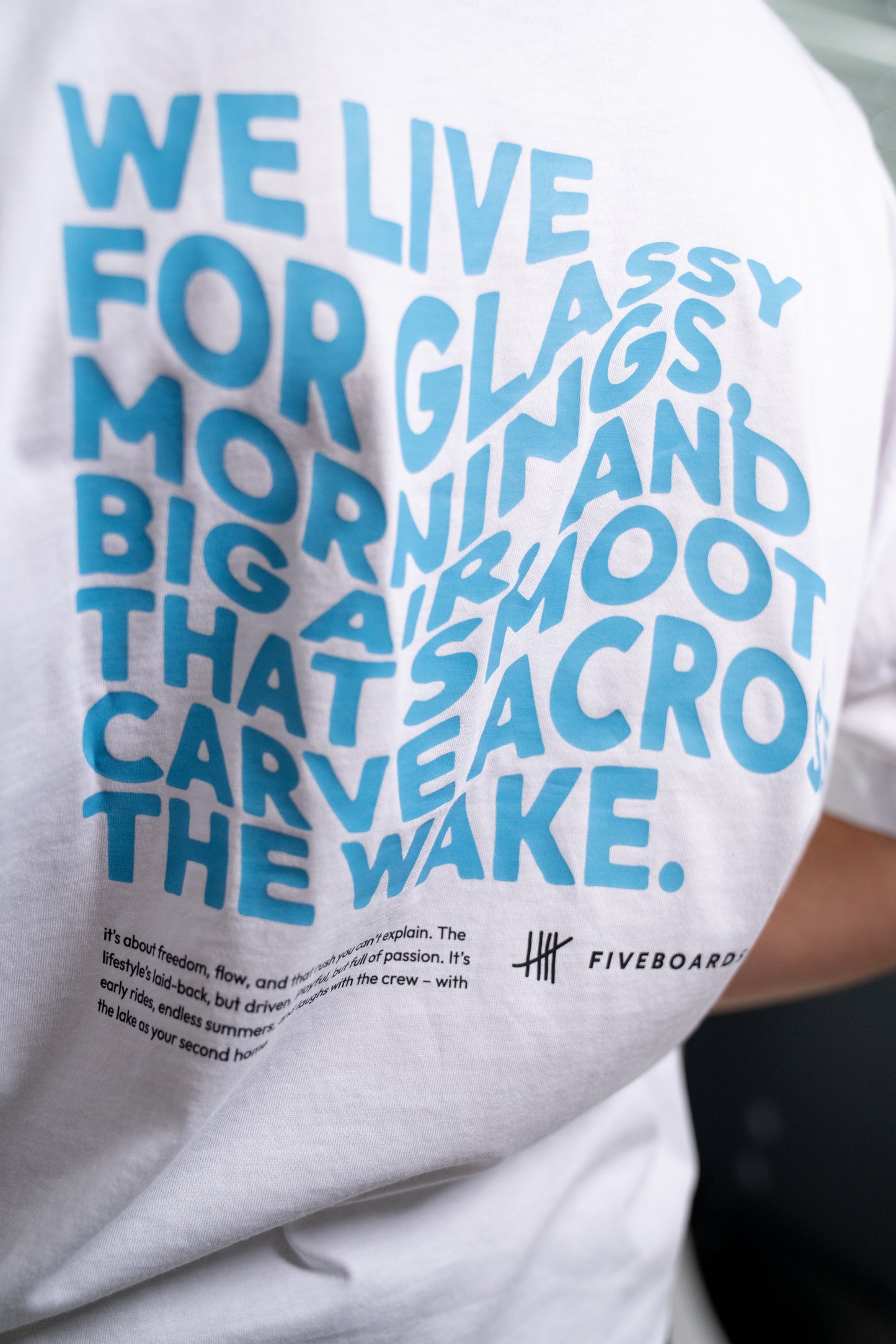 Fiveboards Man Aquarium Tee - white