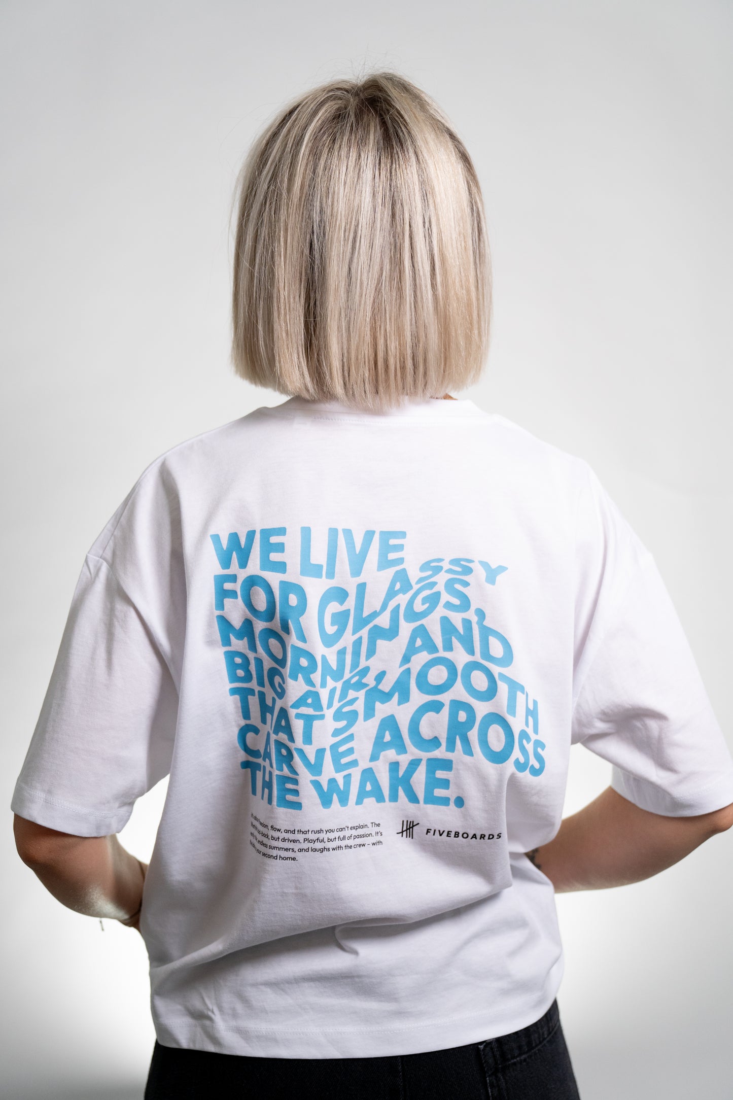 Fiveboards Woman Aquarium Tee - white