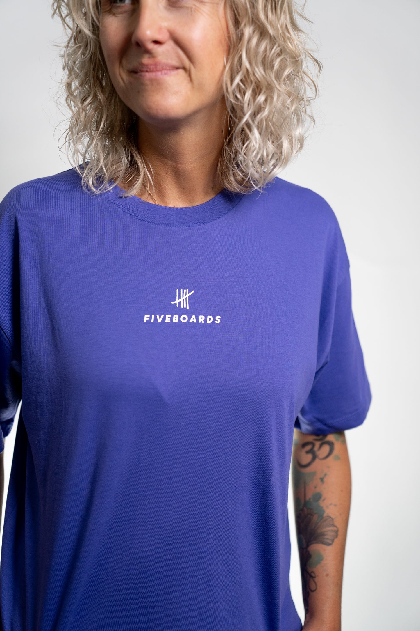 Fiveboards Women Tee Icons - purple