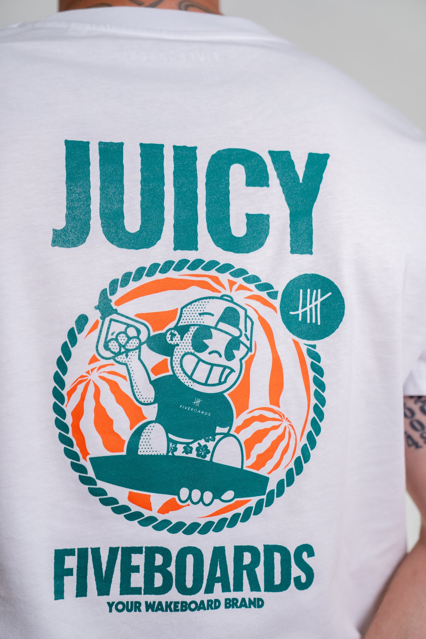 Fiveboards Juicy Wake Tee - white