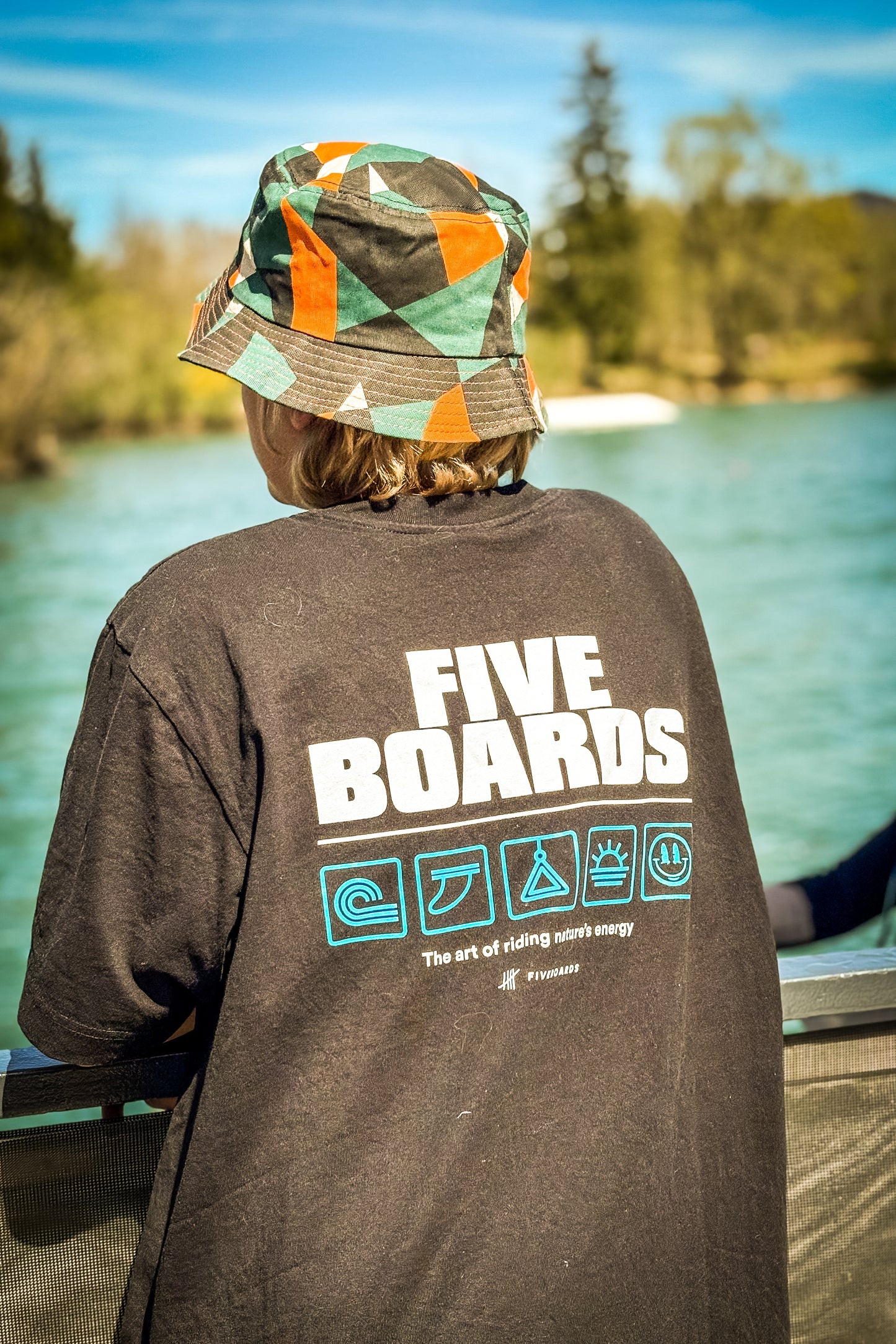 Fiveboards Icons Tee - black