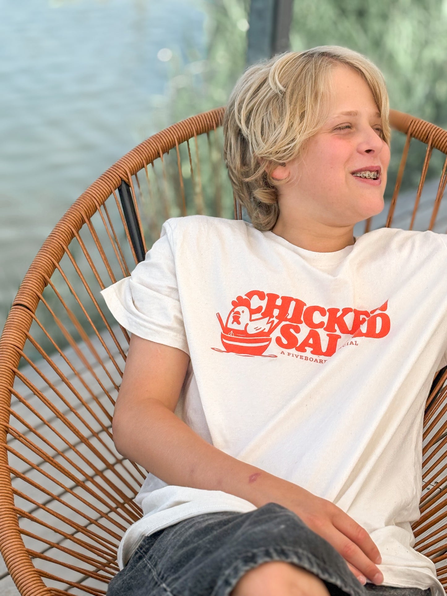 Fiveboards Chicken Salad Tee - natural raw