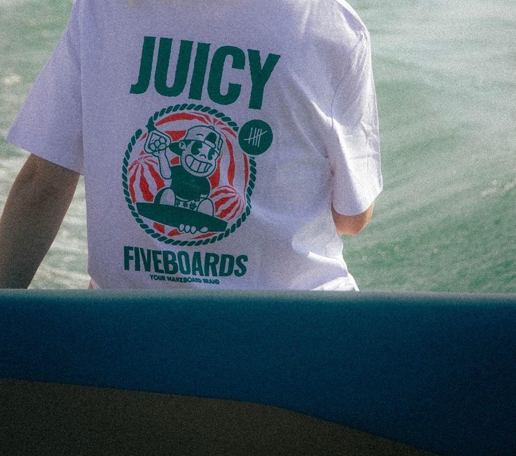 Fiveboards Juicy Wake Tee - white