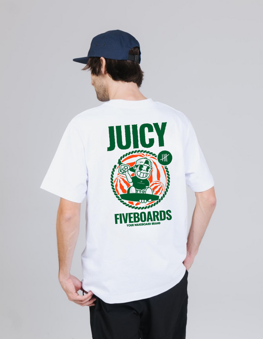 Fiveboards Juicy Wake Tee - white