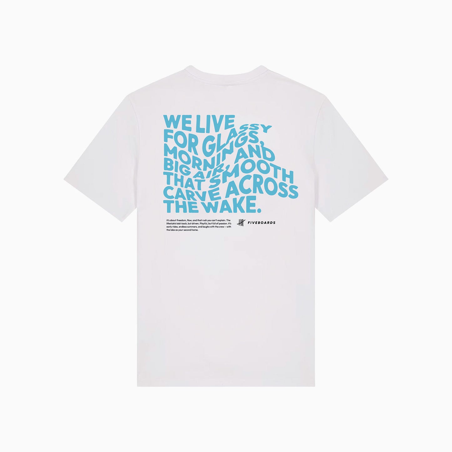 Fiveboards Man Aquarium Tee - white