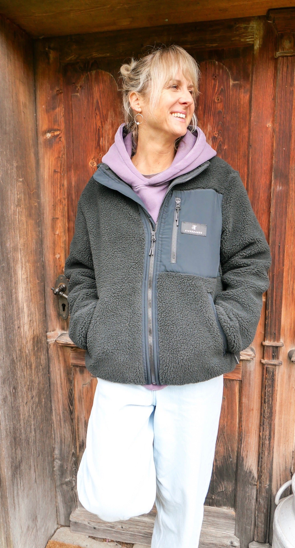 Fiveboards Sherpa Jacket - black