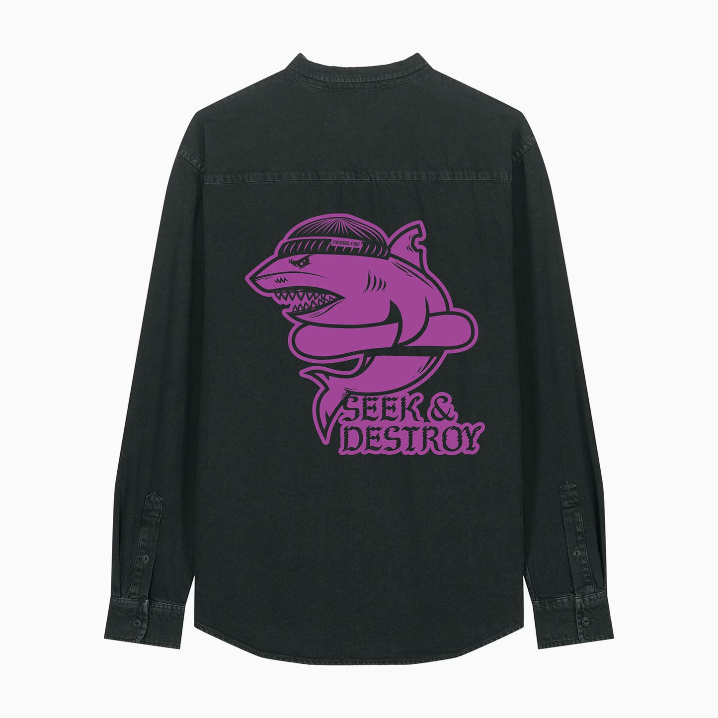 Fiveboards Seek&Destroy  Shirt - black/pink