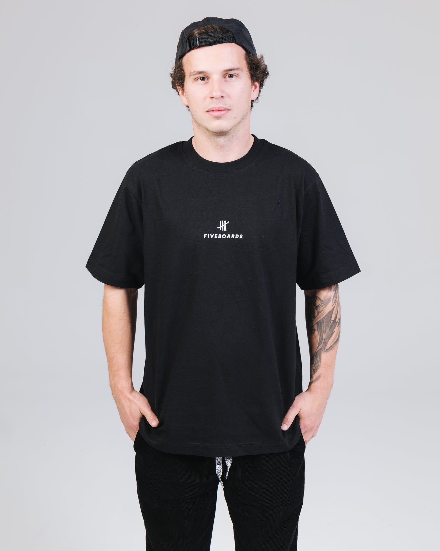 Fiveboards Icons Tee - black