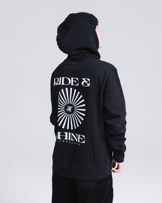 Fiveboards Ride & Shine Hoodie  - black
