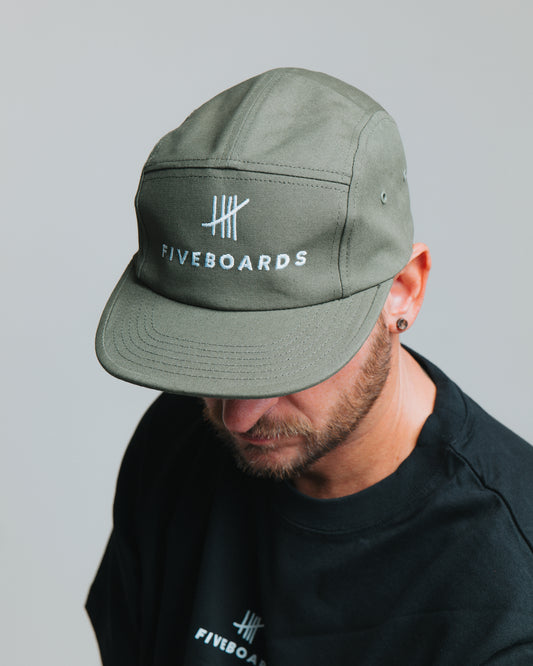 Fiveboards Basic 5 Panel Cap - khaki