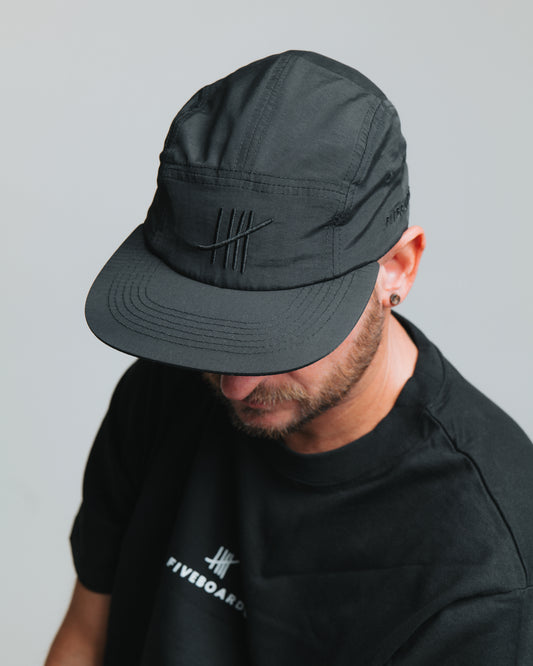 Fiveboards ALL BLACK 5 Panel Cap