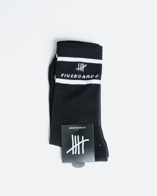 Fiveboards Retro Socks - black