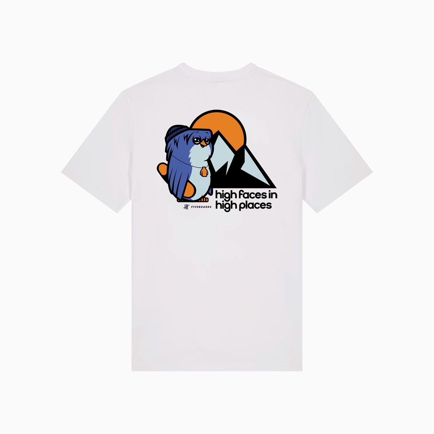 Fiveboards High Faces In High Places Tee - white