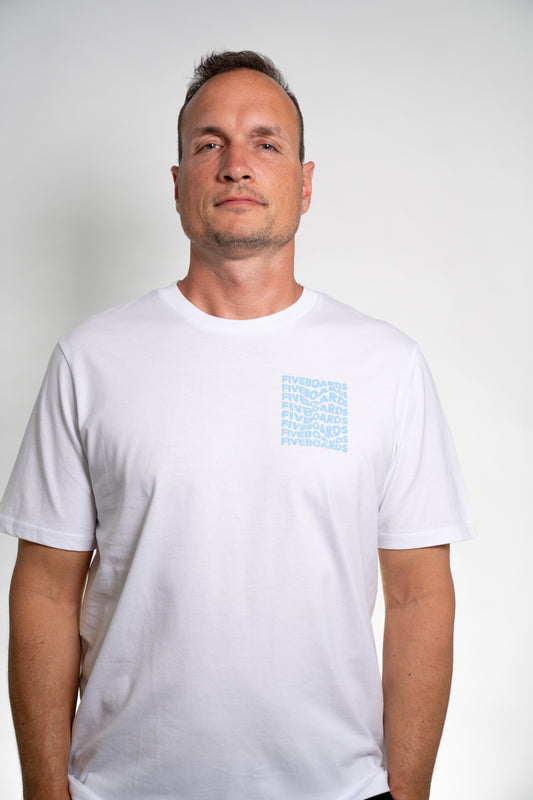 Fiveboards Man Aquarium Tee - white