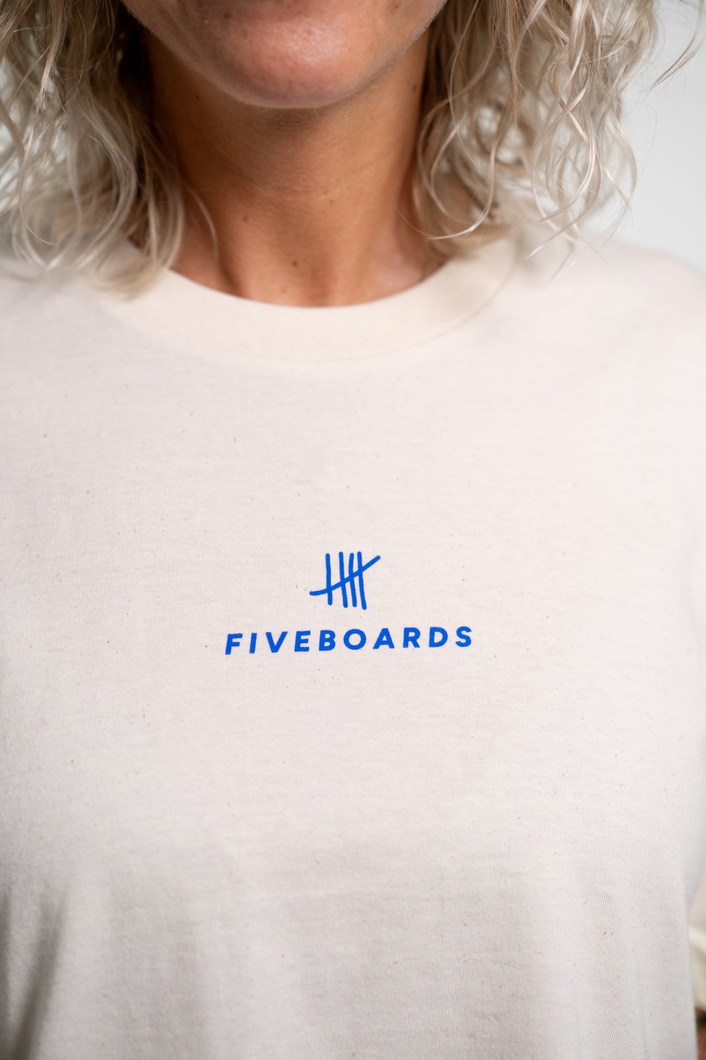Fiveboards Women Tee Icons - natural raw