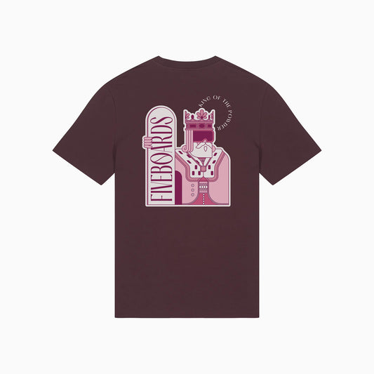 Fiveboards King of Powder Tee - redbrown
