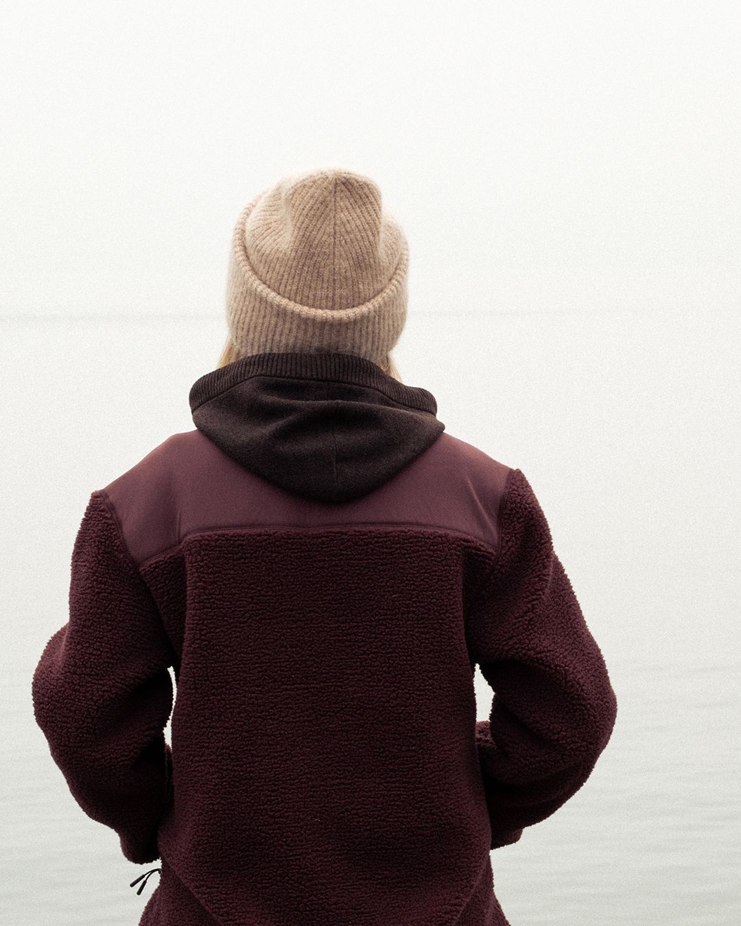 Fiveboards Sherpa Jacket - berry