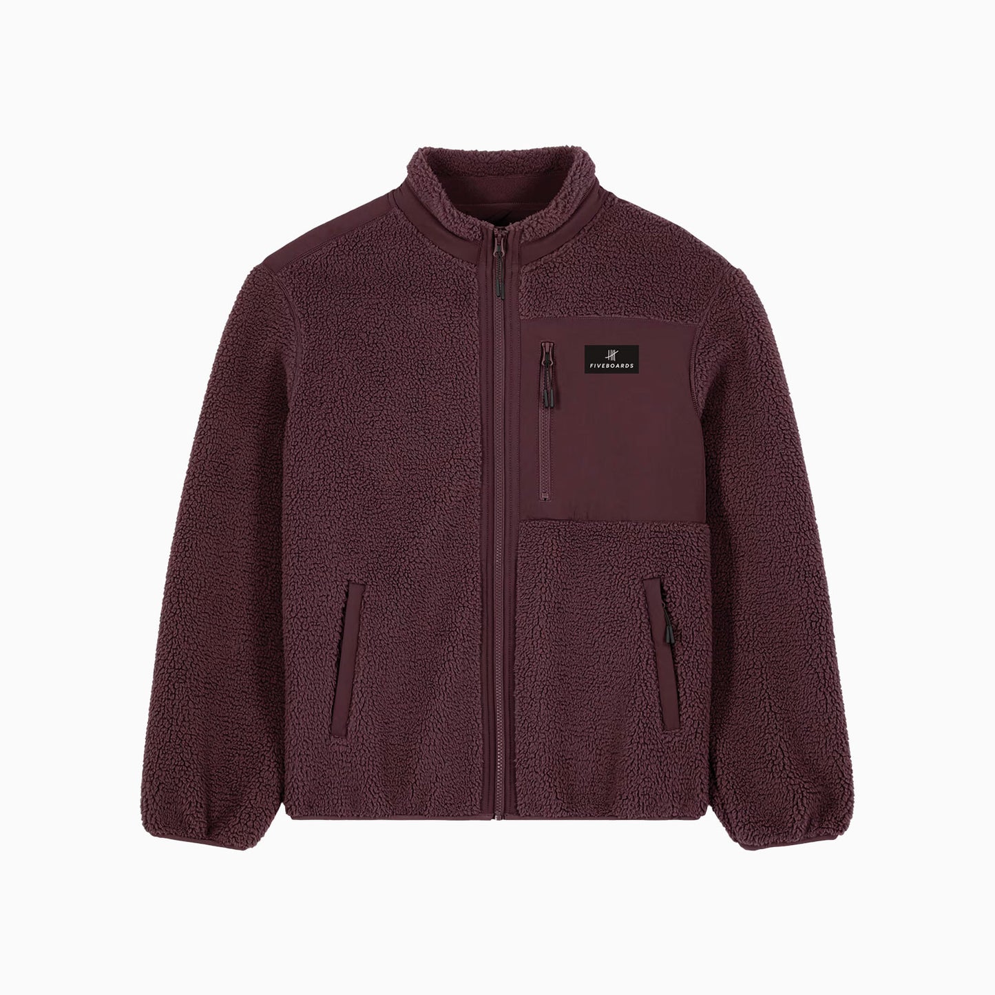 Fiveboards Sherpa Jacket - berry